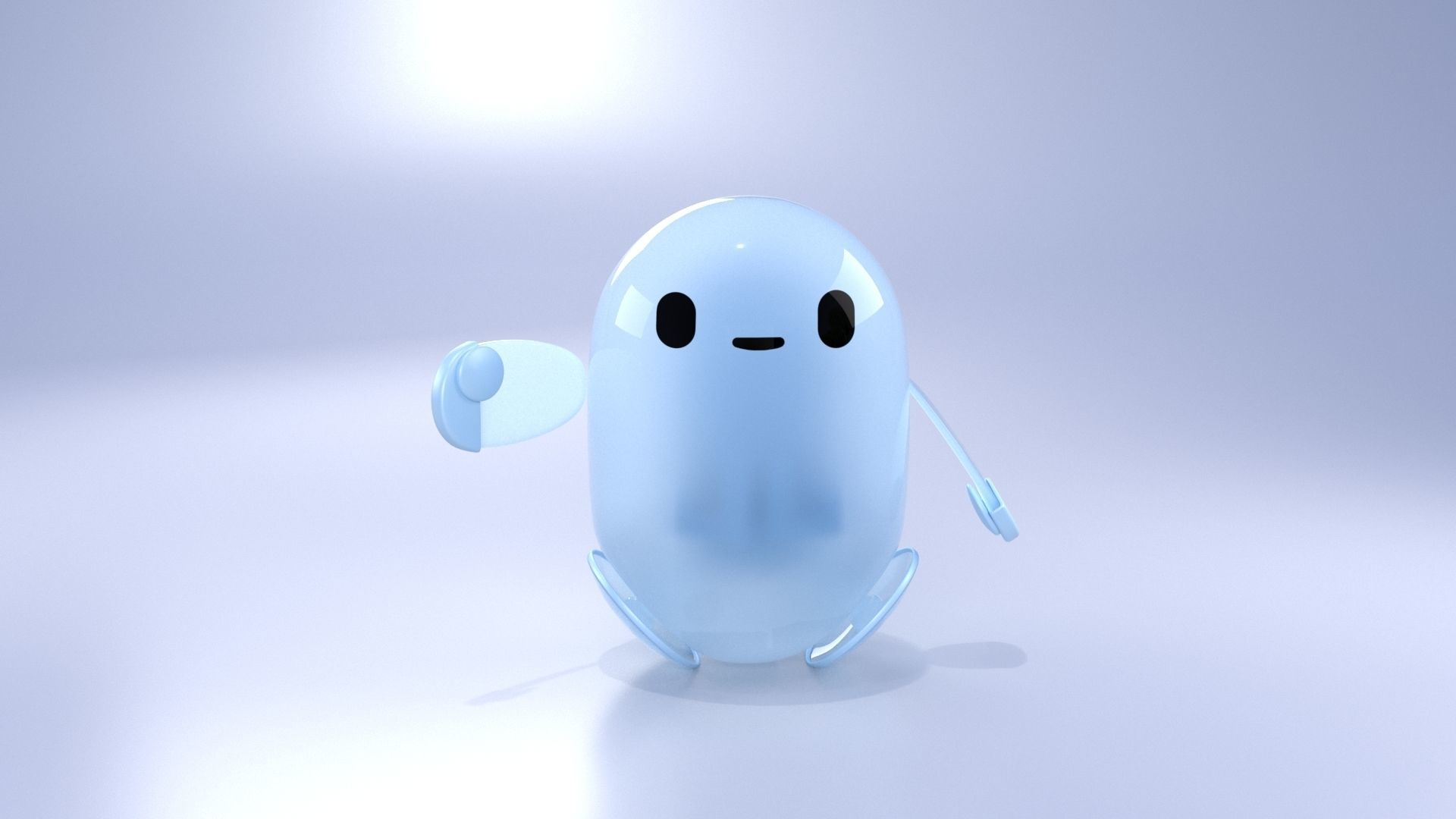 Robot BBOT from Rons Gone Wrong 3D model_1