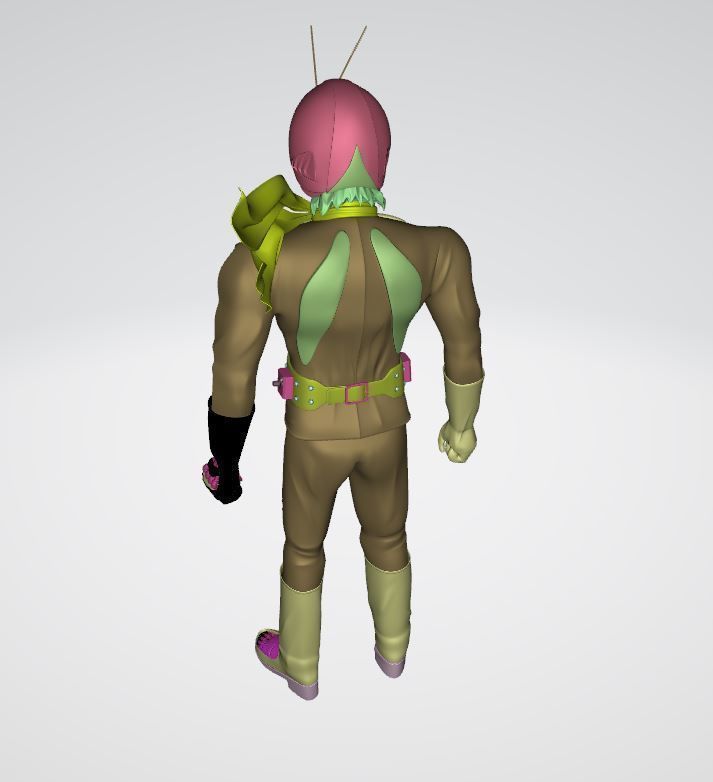 Kamen Rider Version 1 Original X-ray  3D model_15