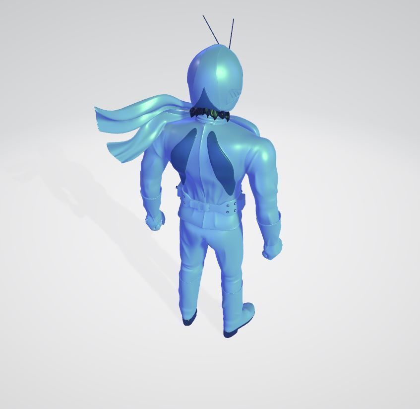 Kamen Rider Version 1 Original X-ray  3D model_14