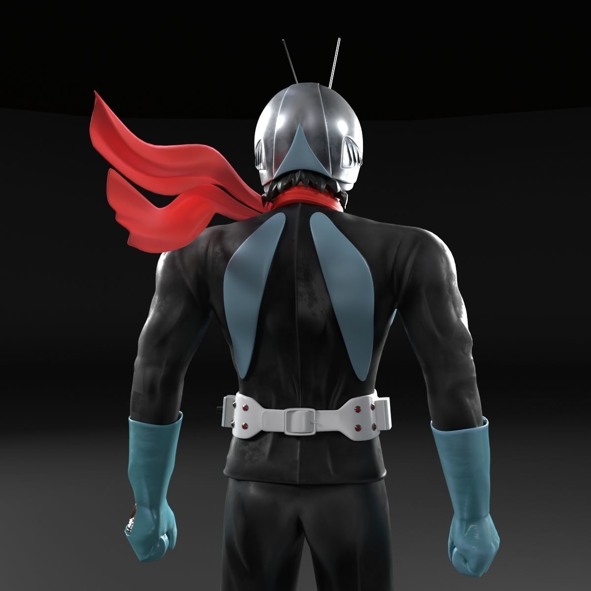 Kamen Rider Version 1 Original X-ray  3D model_2