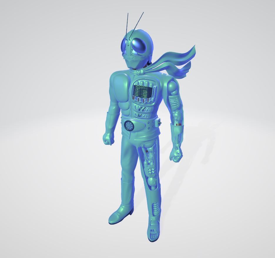 Kamen Rider Version 1 Original X-ray  3D model_13