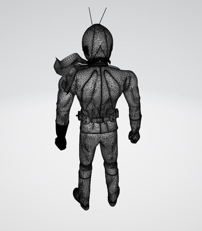 Kamen Rider Version 1 Original X-ray  3D model_18