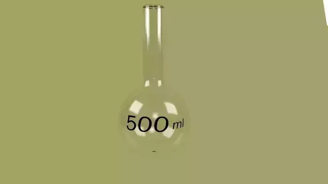 Round-bottom flasks 500ml 3D model