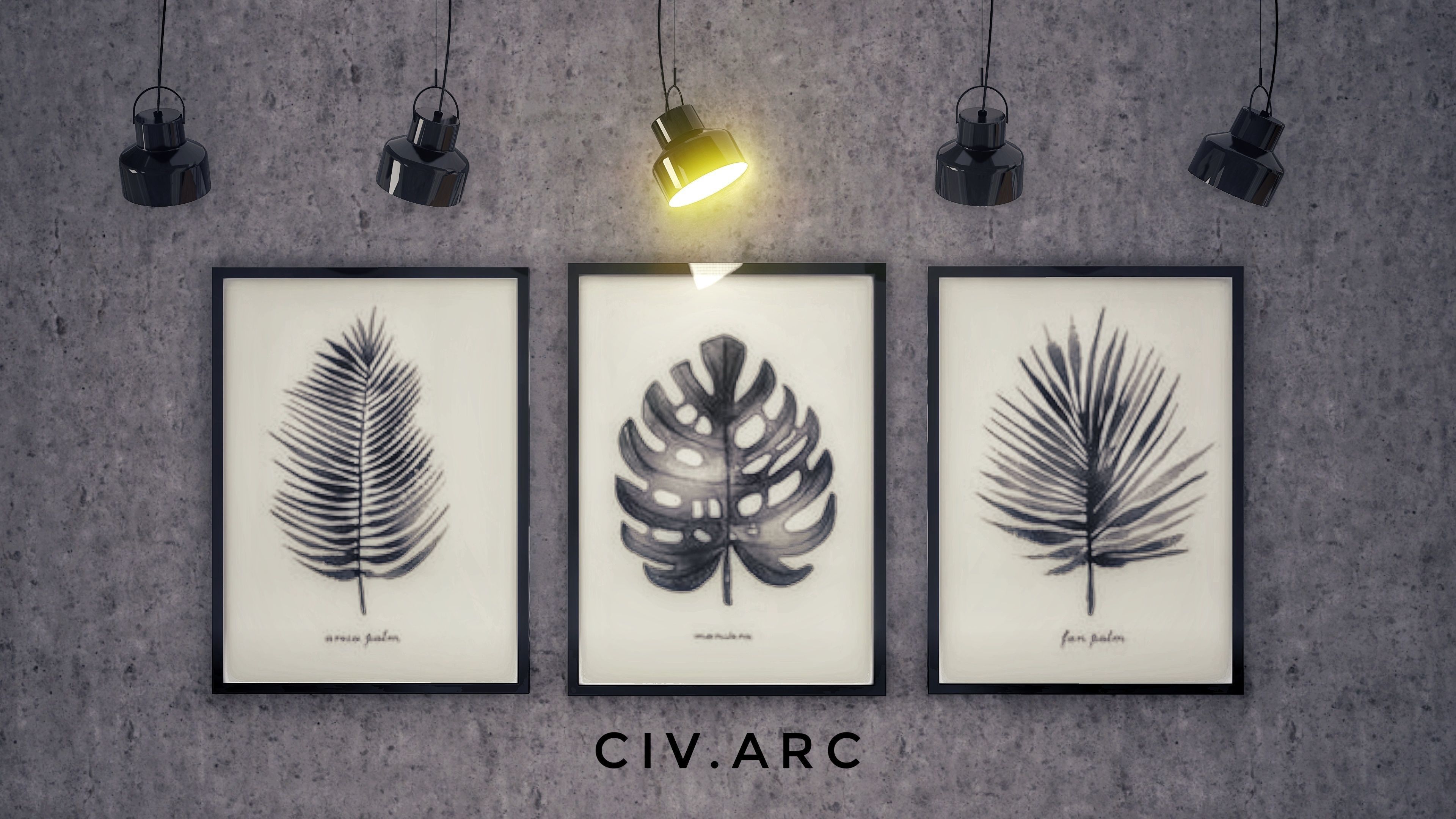 Luxury house interior 3D model_8