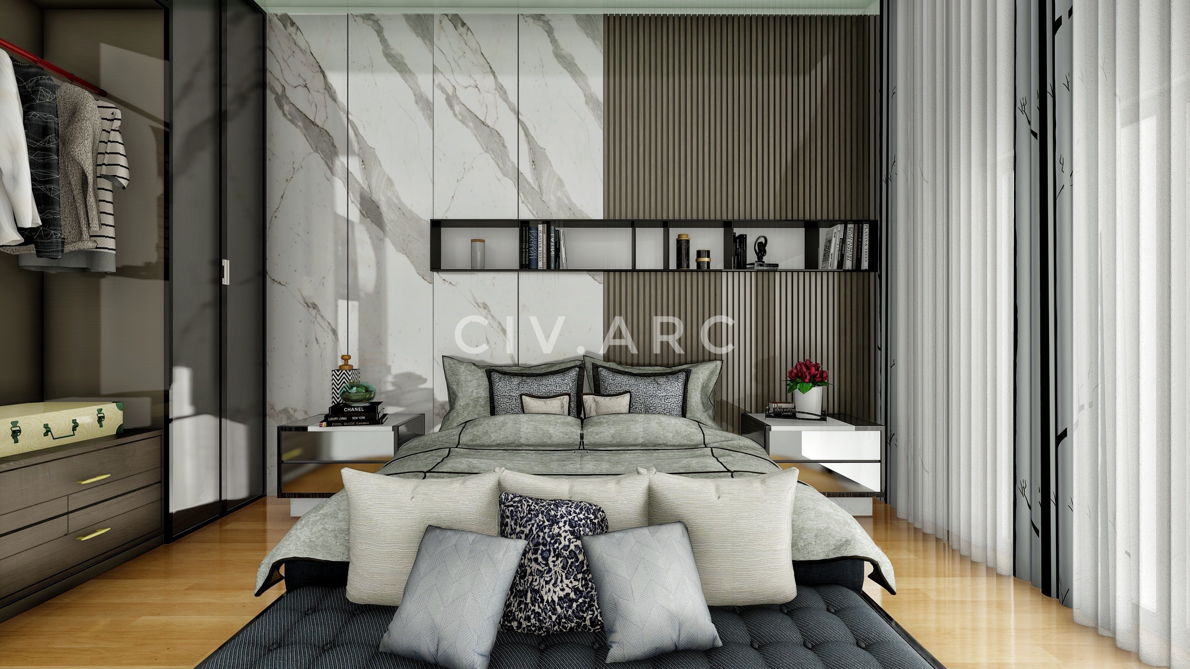 Luxury house interior 3D model_3