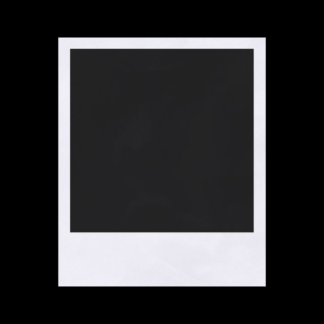 Polaroid Photos Low-poly 3D model_3