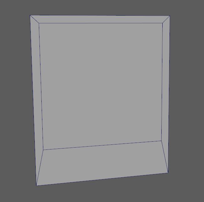 Polaroid Photos Low-poly 3D model_8