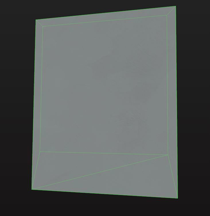 Polaroid Photos Low-poly 3D model_9