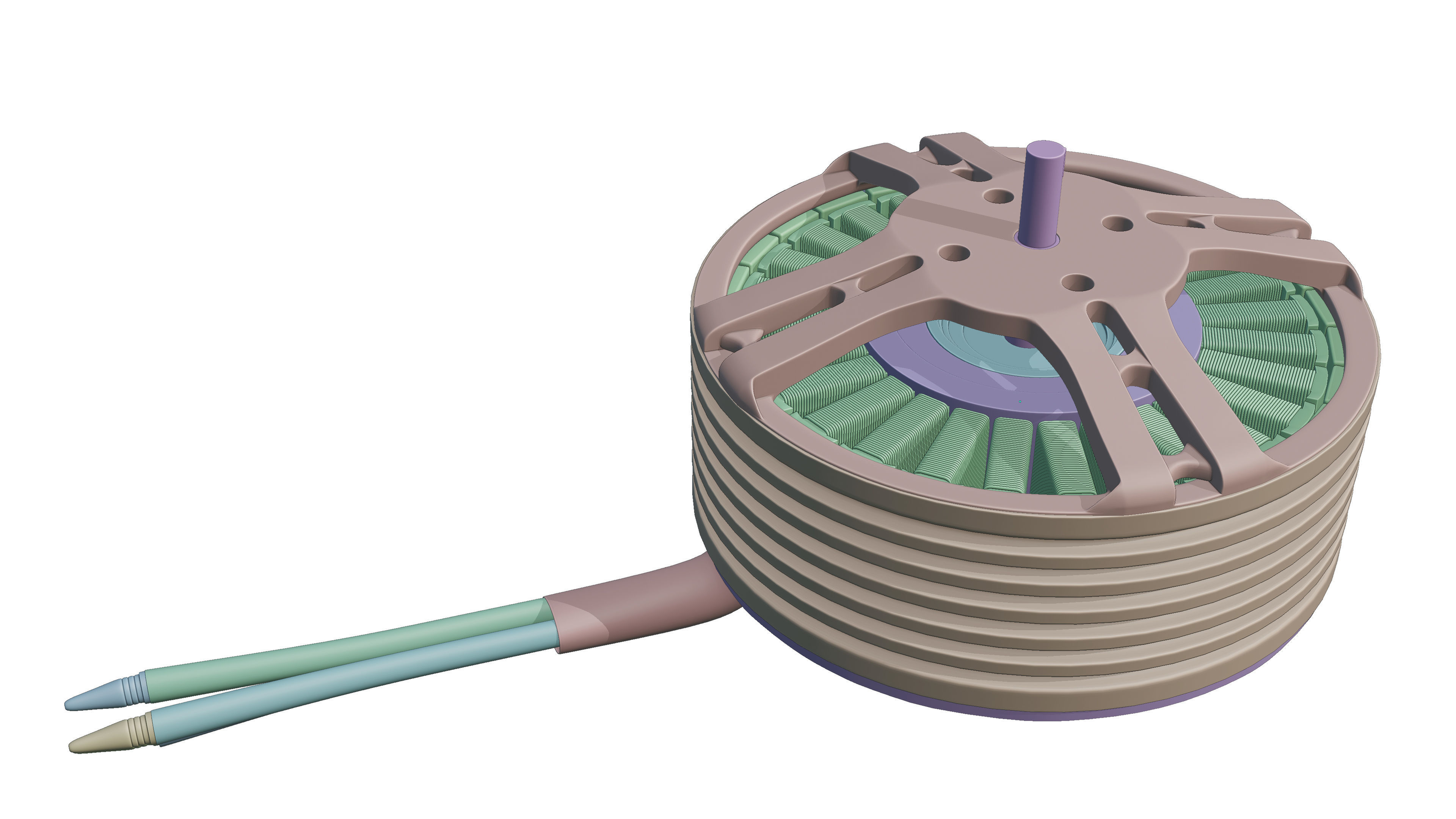 Brushless DC motor 3D model_12