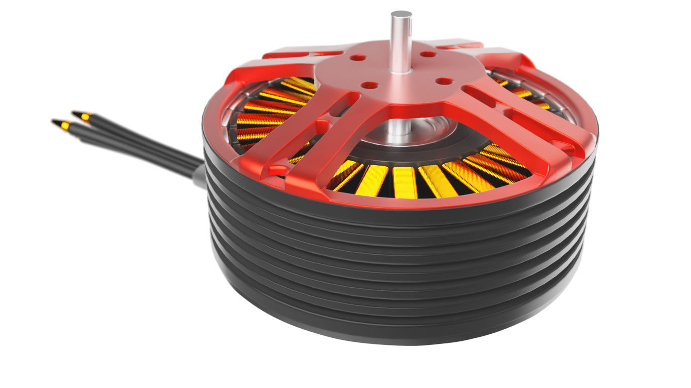 Brushless DC motor 3D model_6