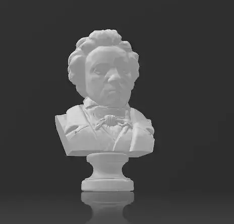  Beethoven Bust 3d printing 3D print model