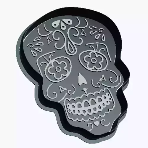 Cortantes dia de muerto Calaberas y esqueleto 3D print model