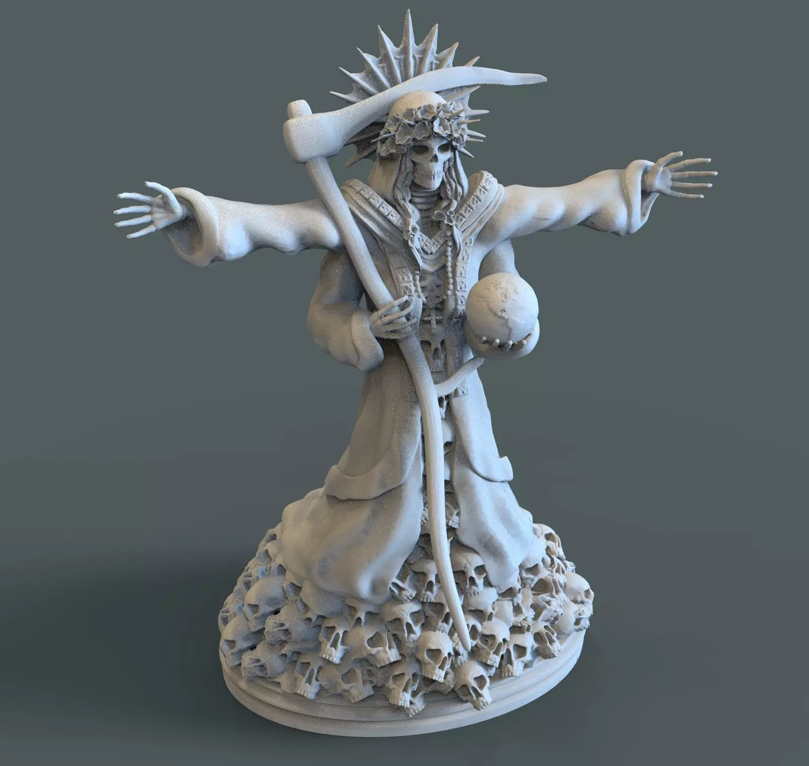 Santa Muerte 3d print modell 3D print model_0