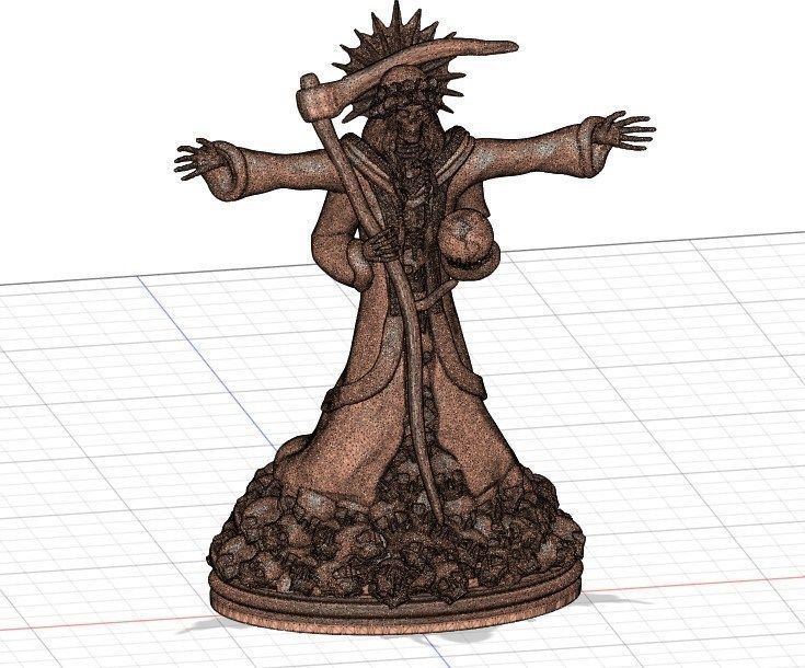 Santa Muerte 3d print modell 3D print model_11