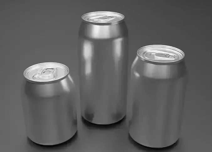 Soft Drink Can Free low-poly 3D model
