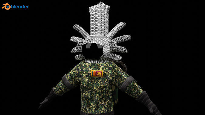 Future Military Space Gaming War Suit Free 3D model