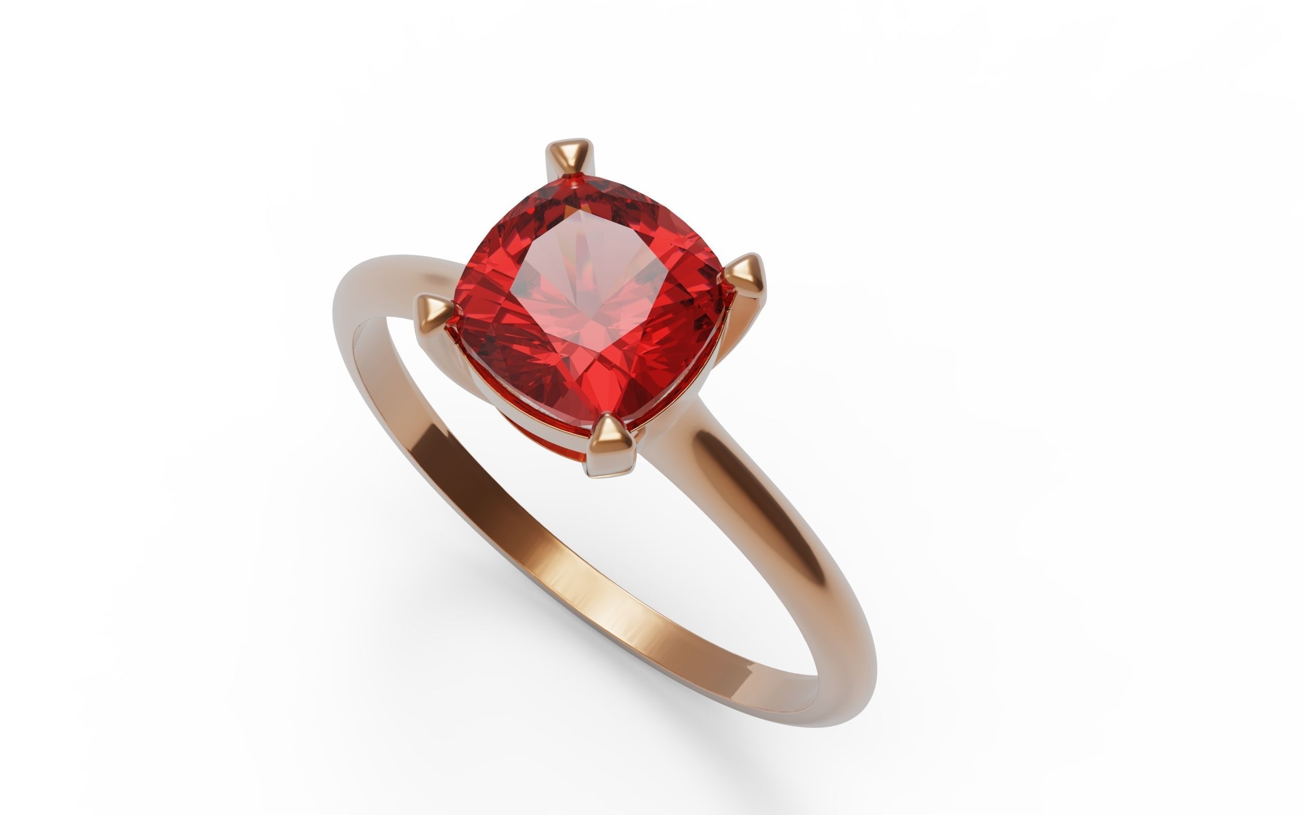 Cushion ring 3D print model_2