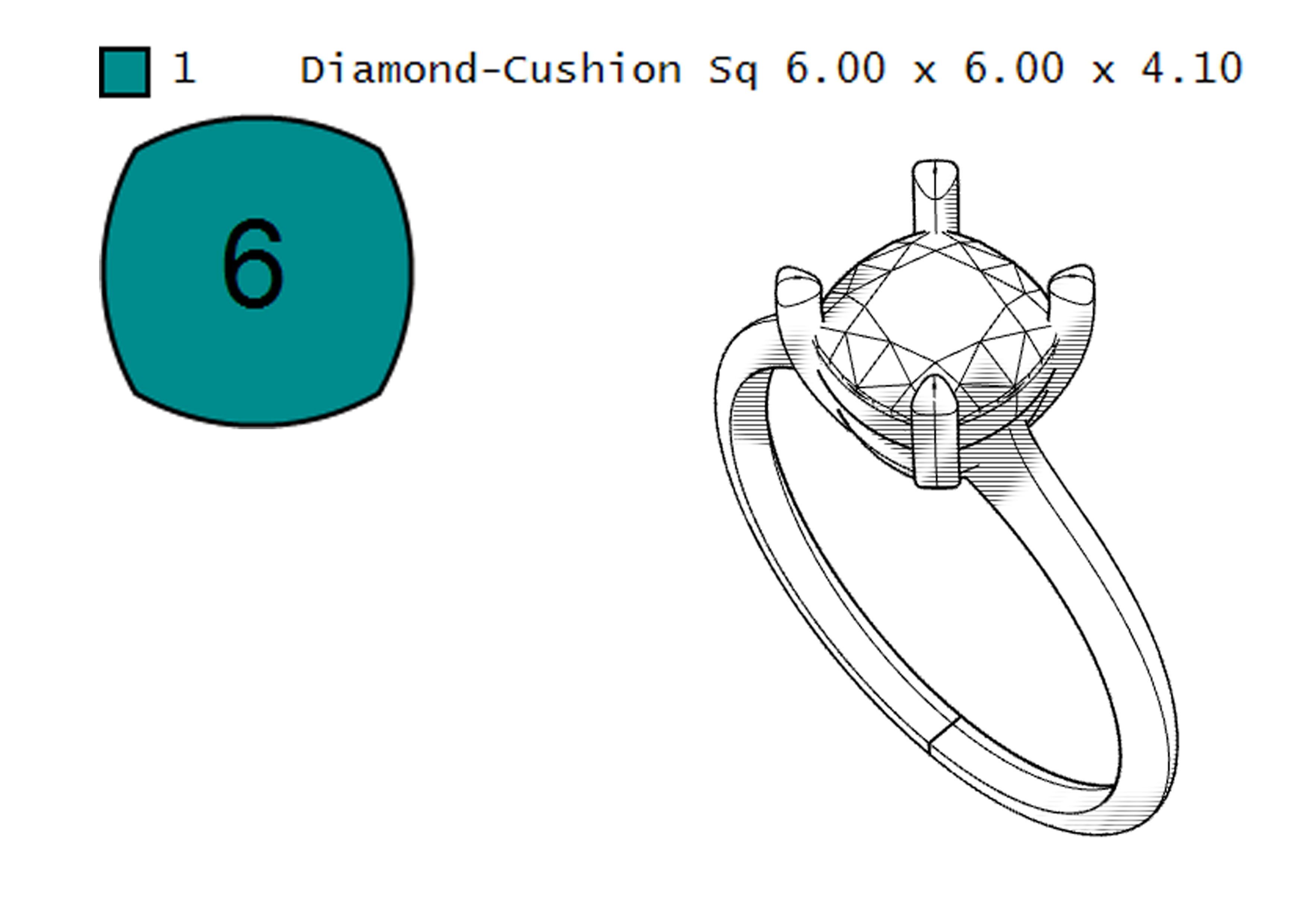 Cushion ring 3D print model_8