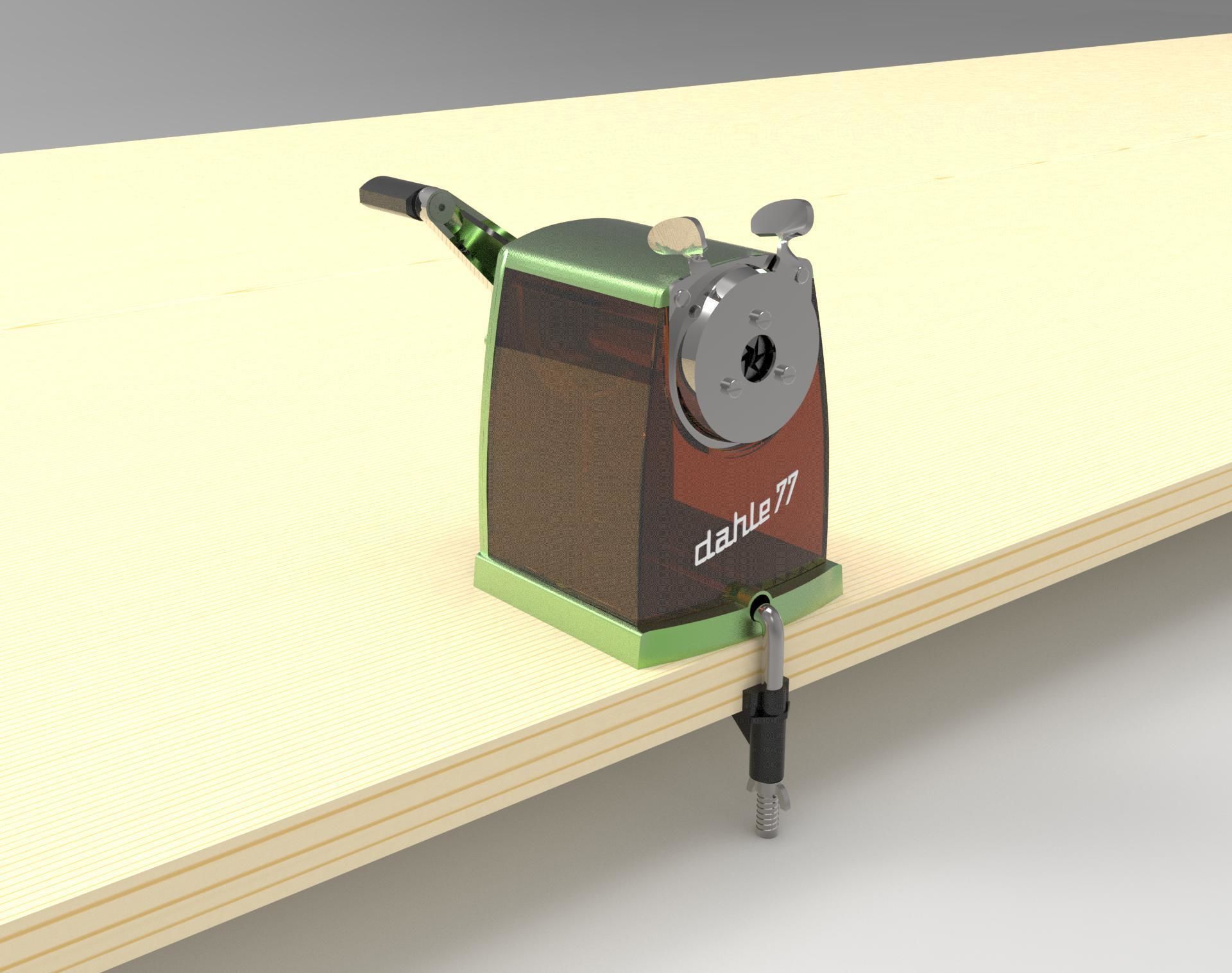 Pencil sharpener Dahle 77 3D model_5