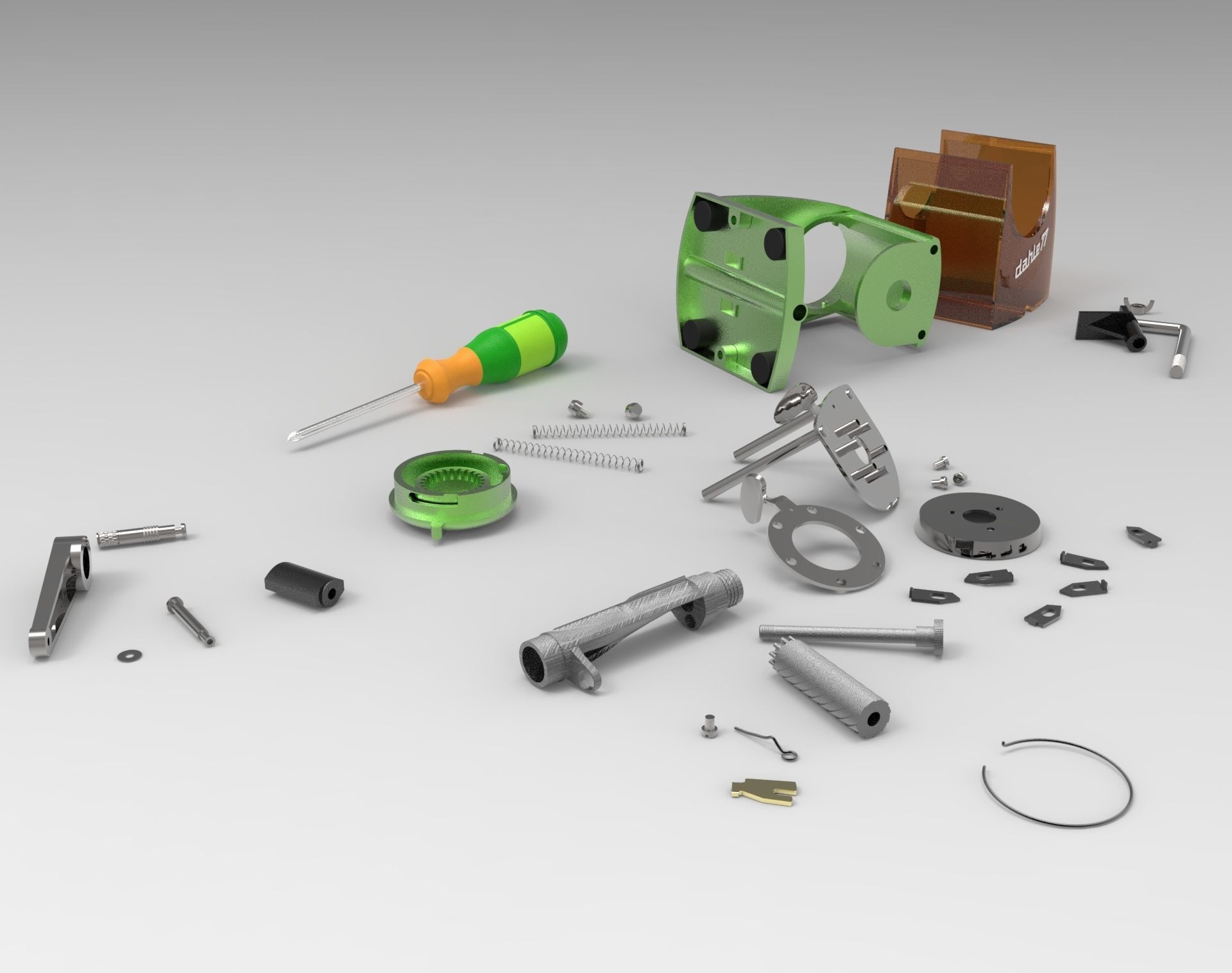 Pencil sharpener Dahle 77 3D model_2
