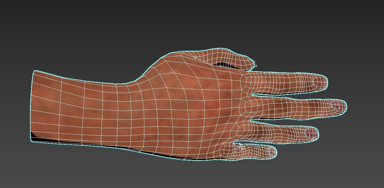 Hand for VR 3D model_6