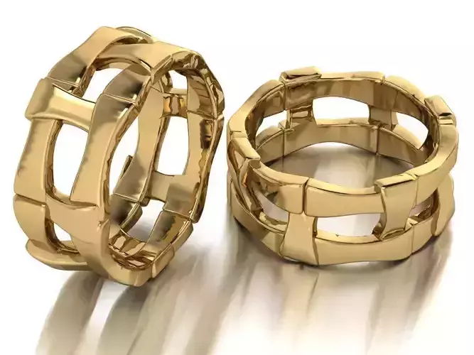 wicker ring 3D print model