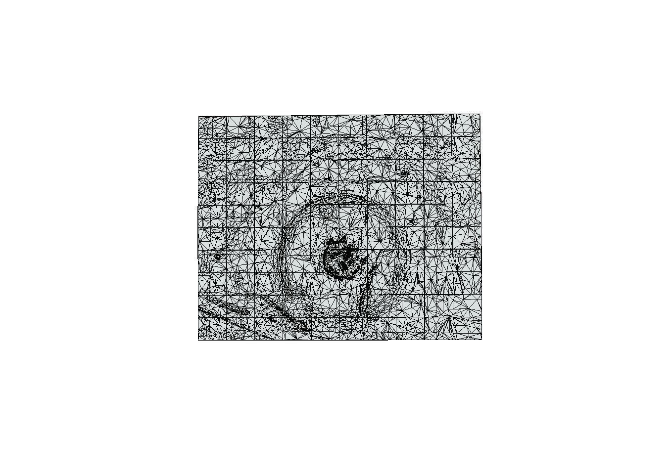 Stonehenge circular mound in middle of grassy field Low-poly 3D model_5