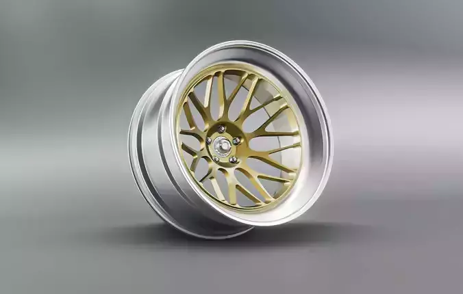 HRE 300 classic-W Low-poly 3D model