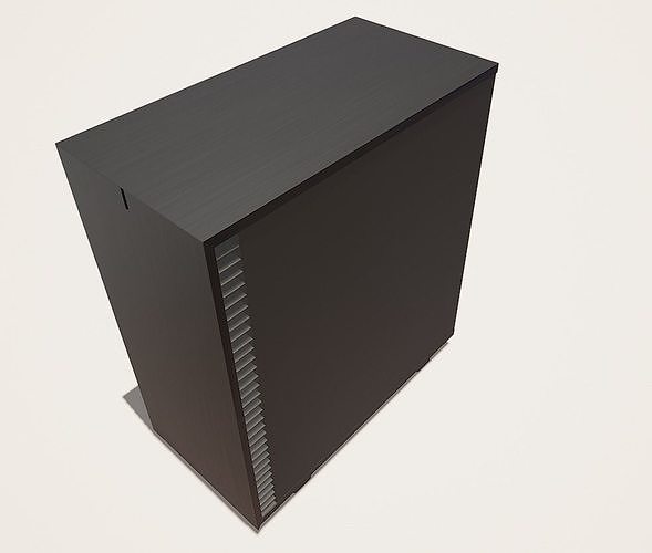 Black Gaming Computer 3D model