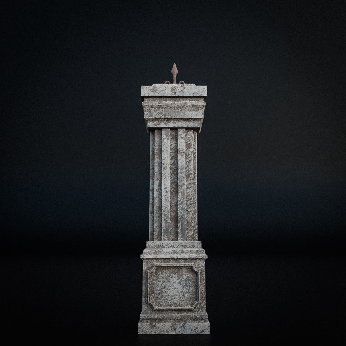 GOTHIC CEMETERY ASSET PACK Low-poly 3D model_15