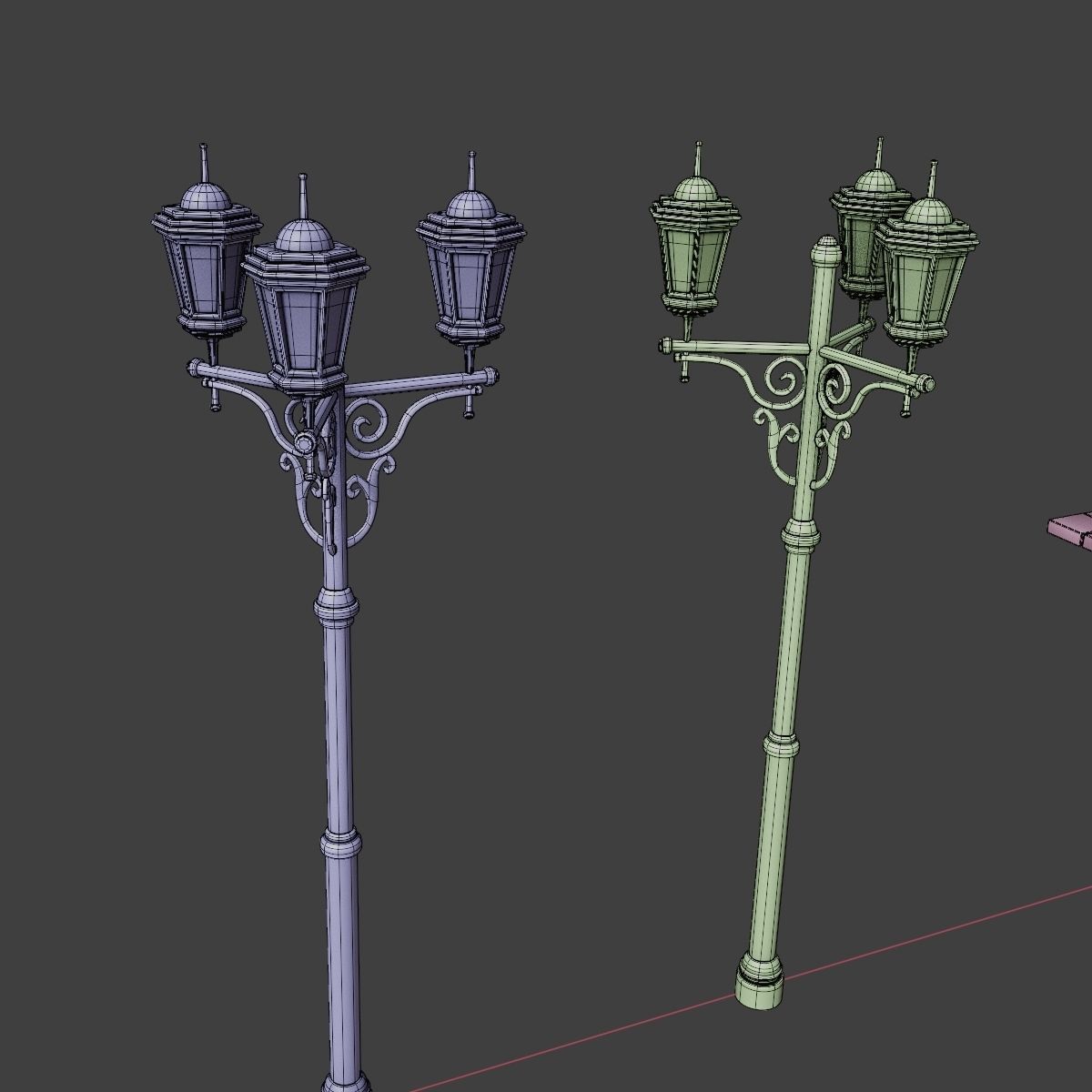 GOTHIC CEMETERY ASSET PACK Low-poly 3D model_51