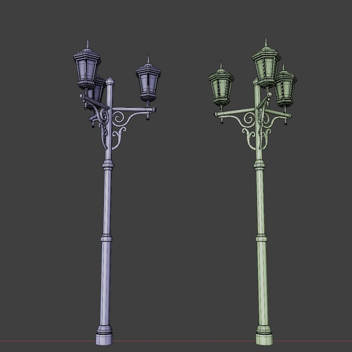 GOTHIC CEMETERY ASSET PACK Low-poly 3D model_39