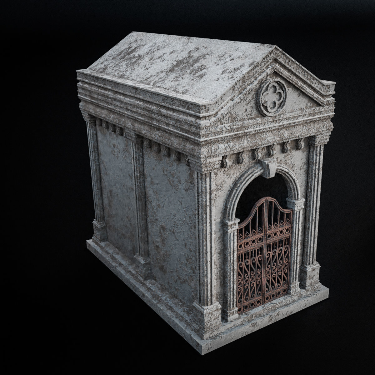GOTHIC CEMETERY ASSET PACK Low-poly 3D model_24