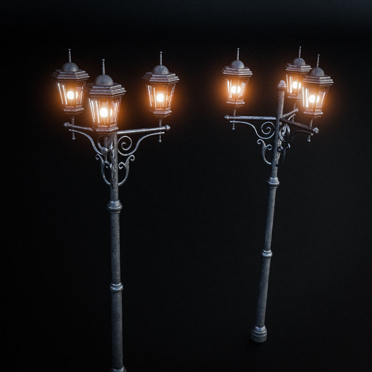 GOTHIC CEMETERY ASSET PACK Low-poly 3D model_29