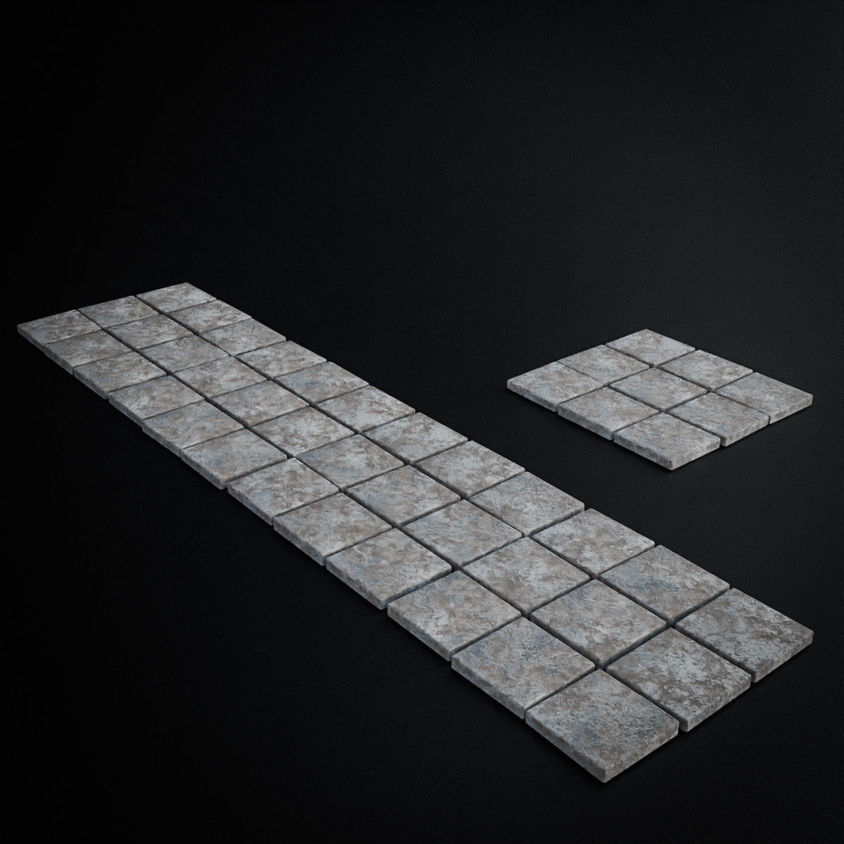 GOTHIC CEMETERY ASSET PACK Low-poly 3D model_17