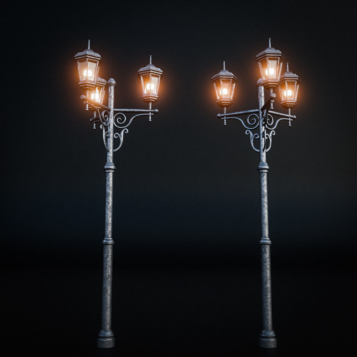 GOTHIC CEMETERY ASSET PACK Low-poly 3D model_16