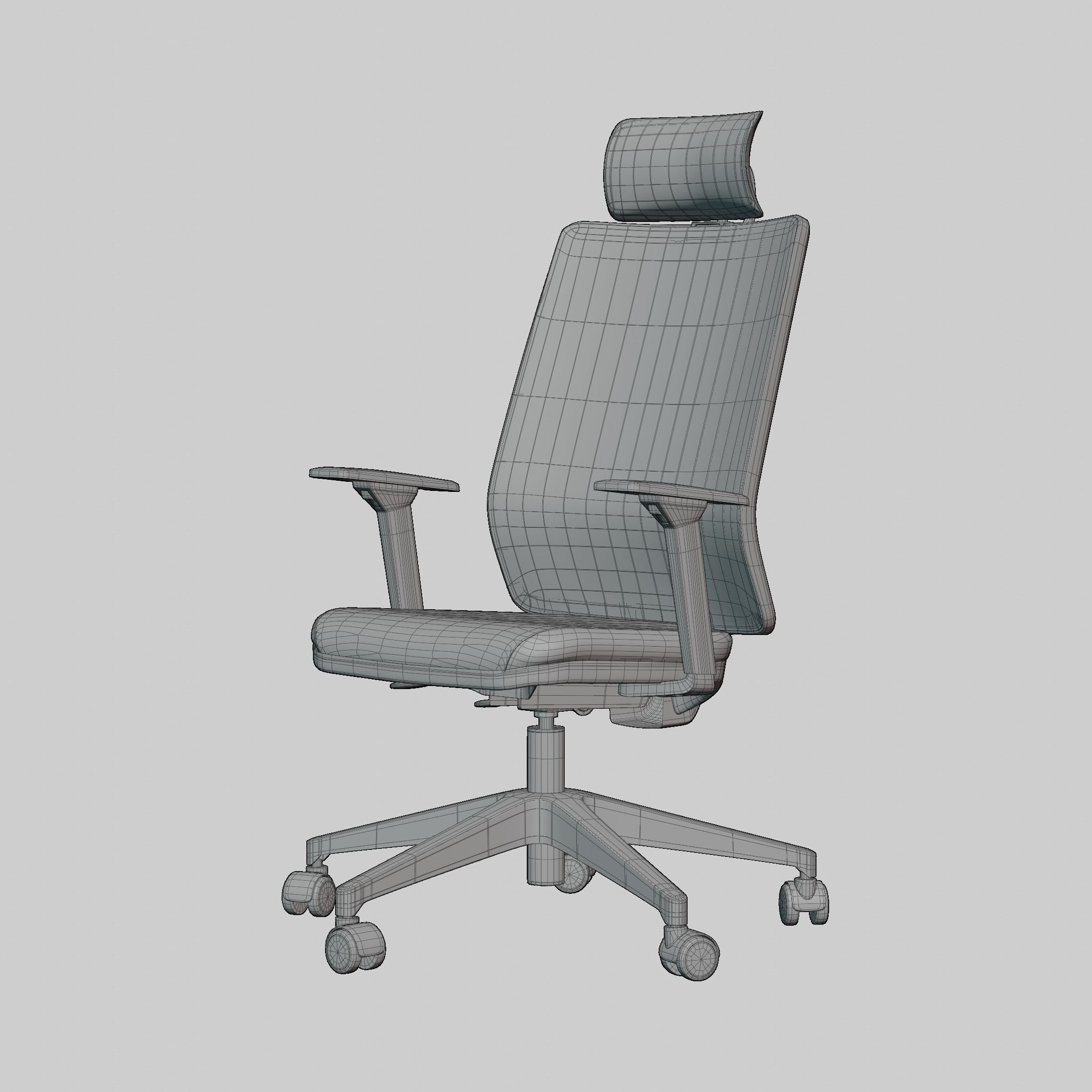 Office Chair 3D model_6