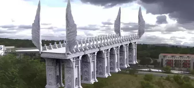 League of legends Inspired Angel wings bridges 6