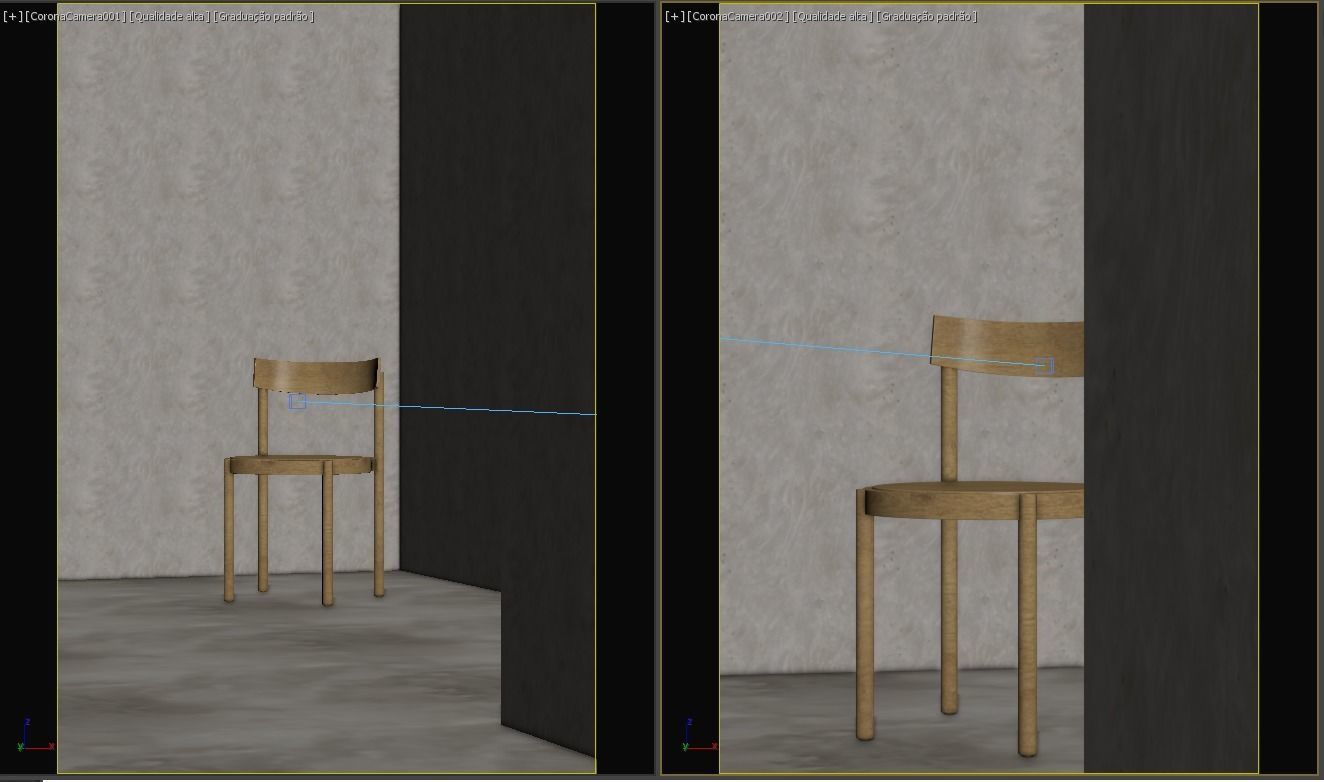 Bench In Sun - 3dsMax and Corona Render 3D model 3D model_4