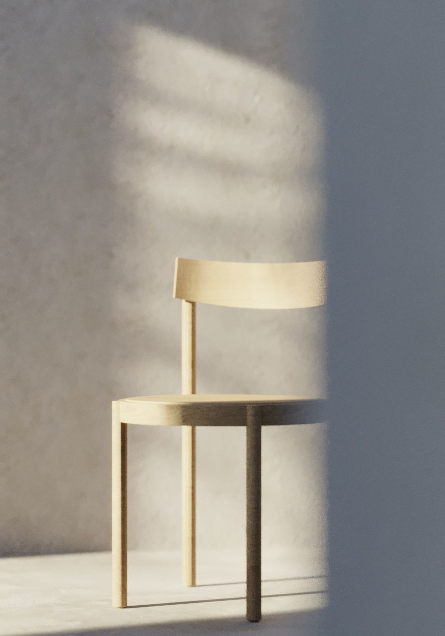 Bench In Sun - 3dsMax and Corona Render 3D model 3D model_2