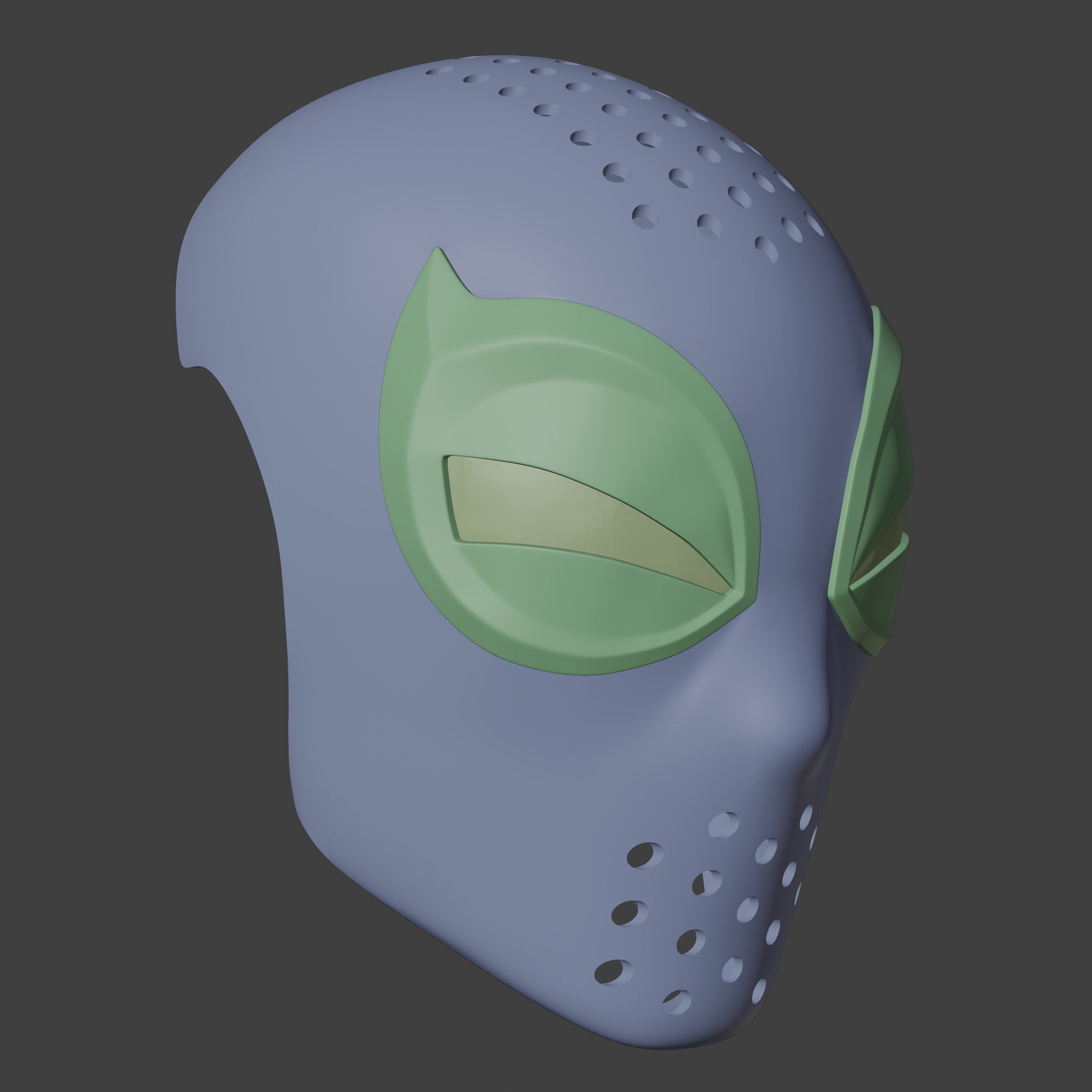 Spectacular Spider-Man Inspired Face Shell Commission 3D print model_13