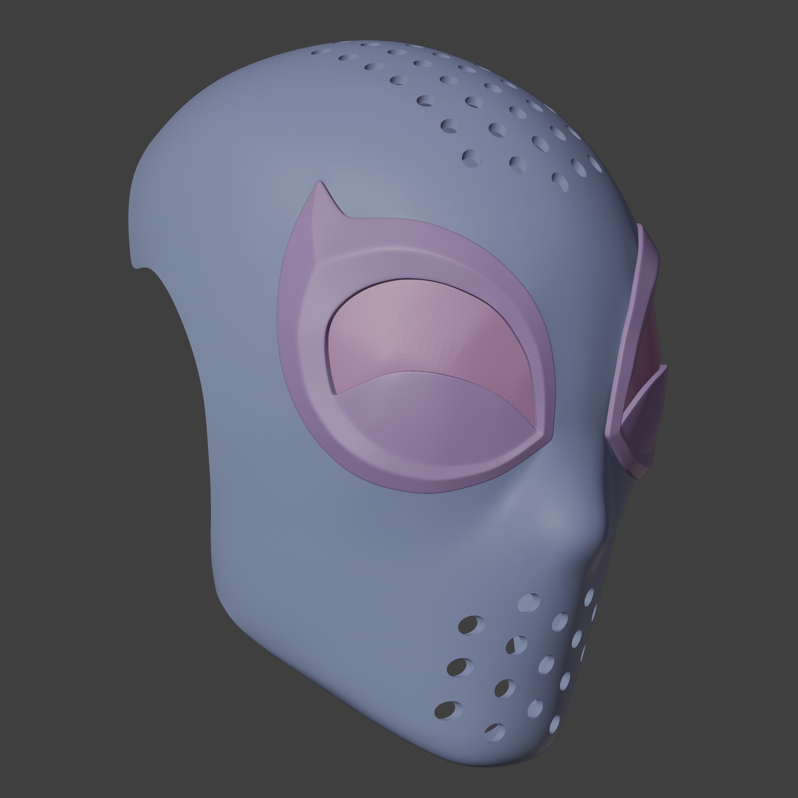 Spectacular Spider-Man Inspired Face Shell Commission 3D print model_11