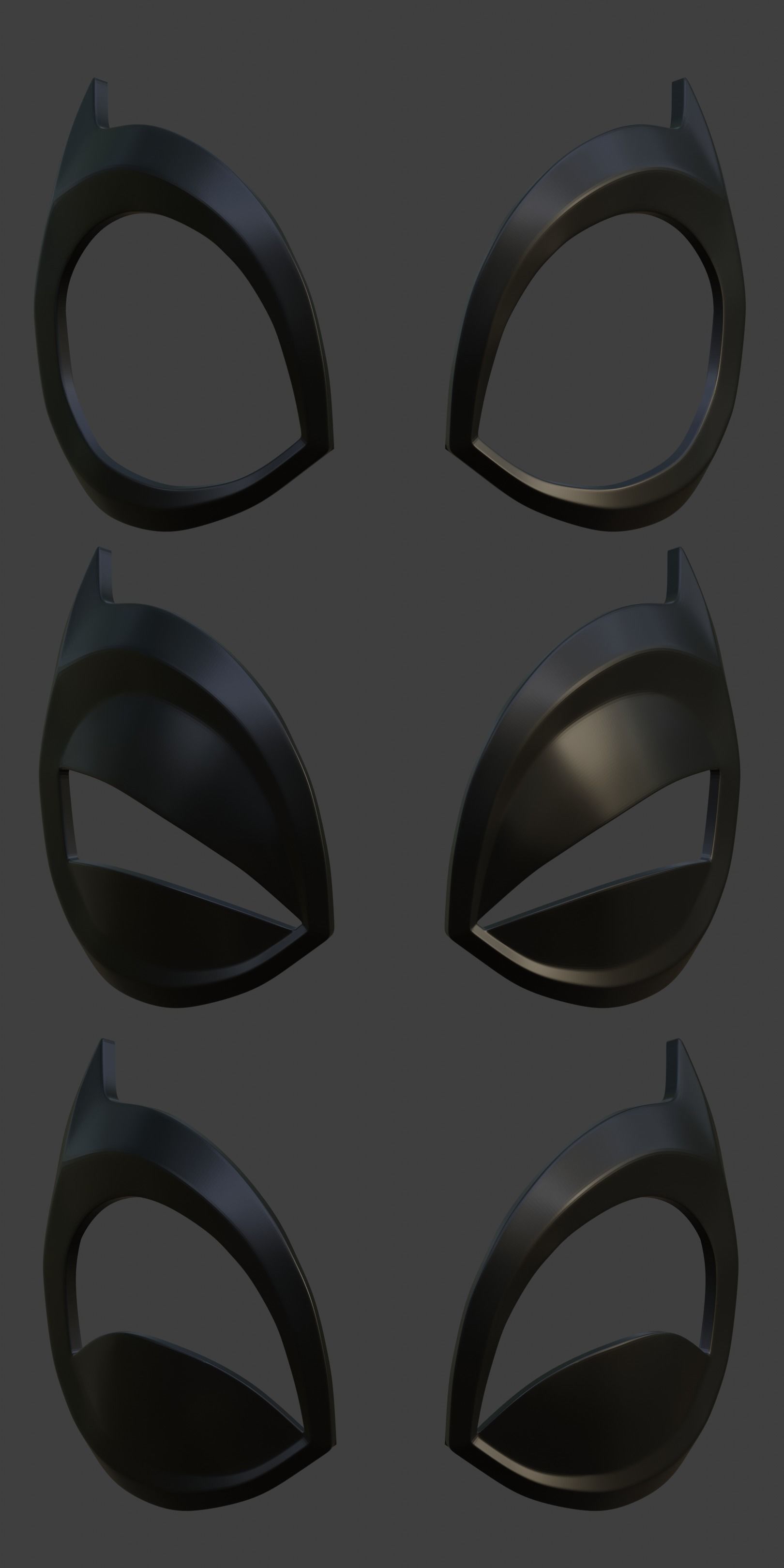 Spectacular Spider-Man Inspired Face Shell Commission 3D print model_7