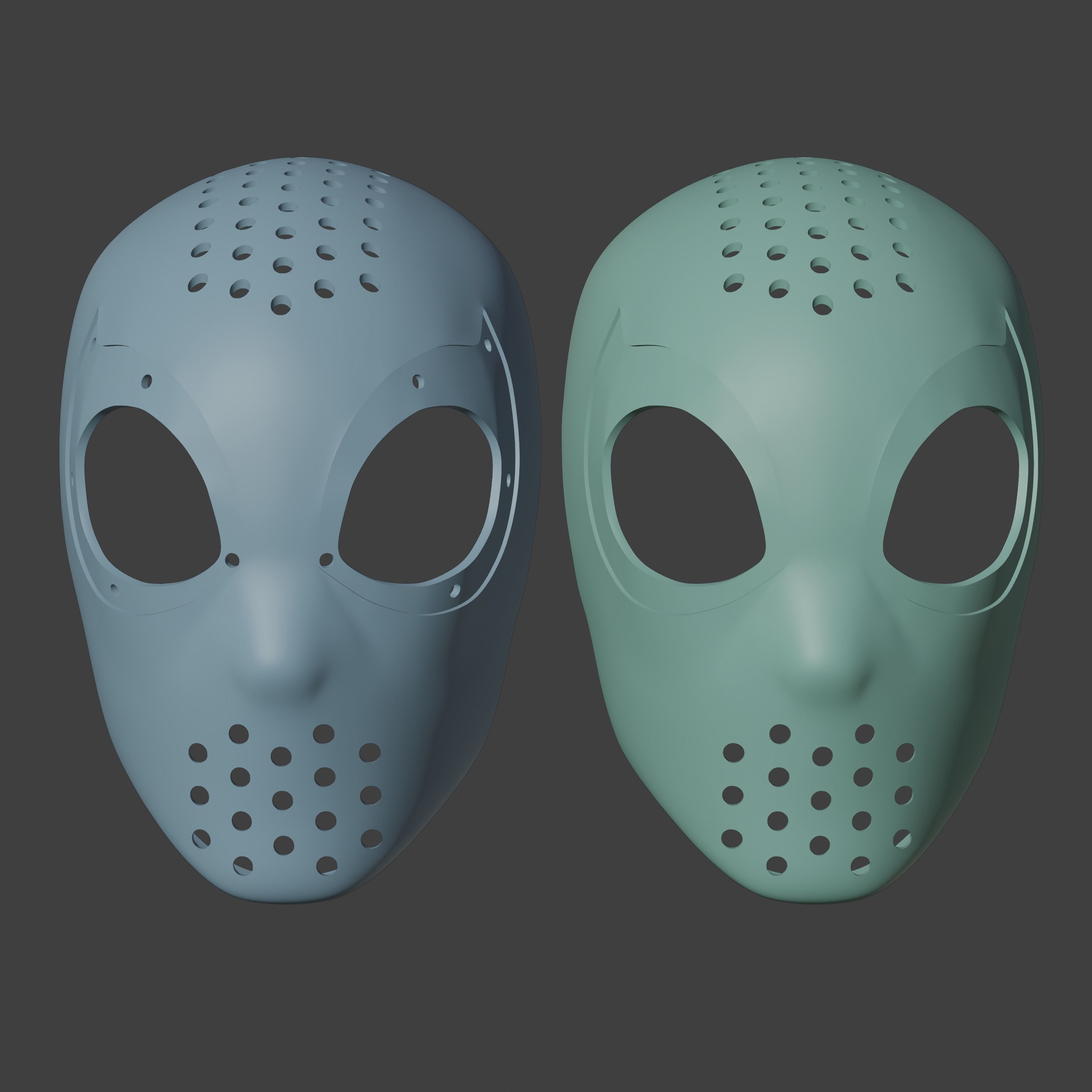 Spectacular Spider-Man Inspired Face Shell Commission 3D print model_14