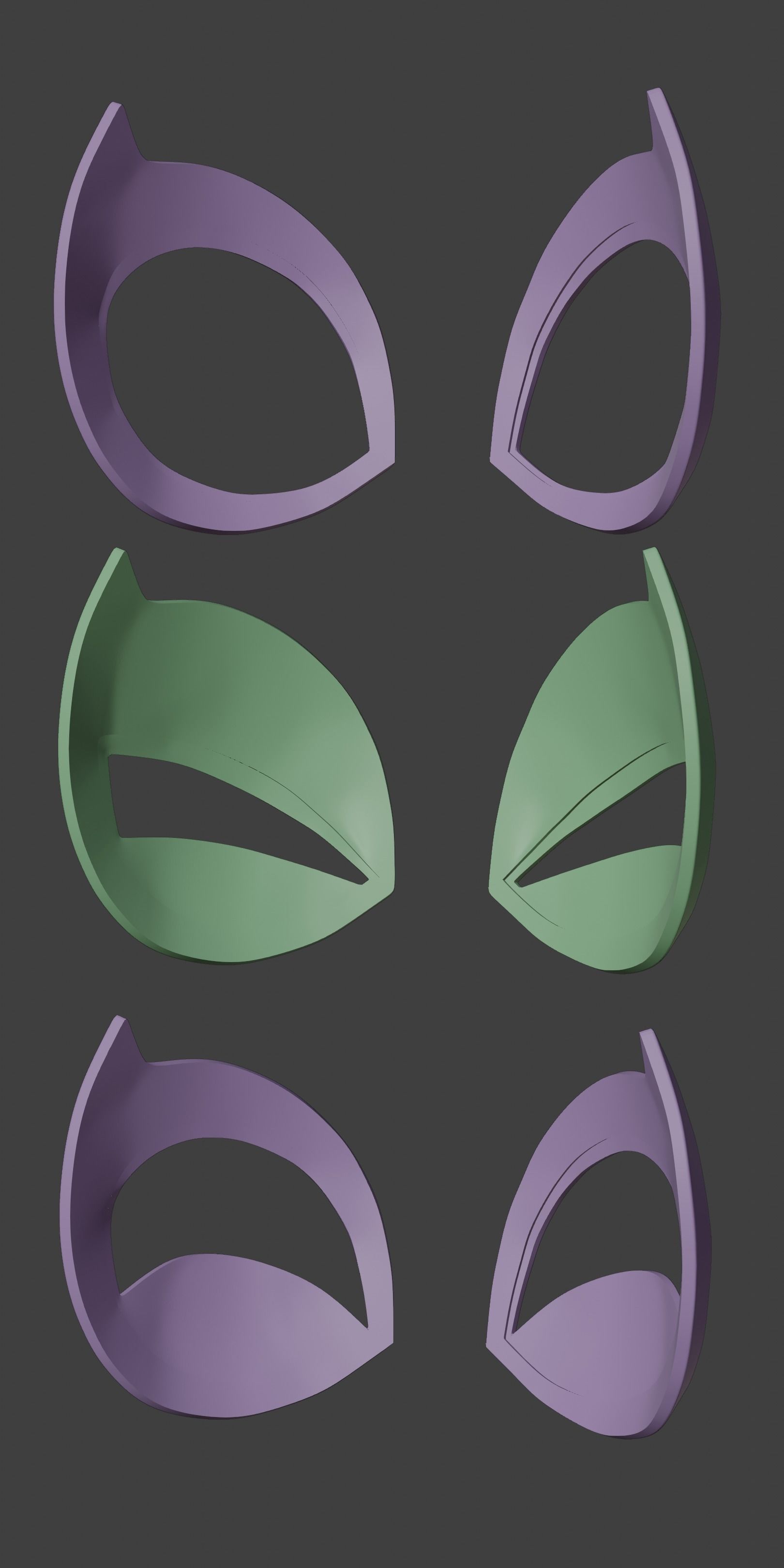 Spectacular Spider-Man Inspired Face Shell Commission 3D print model_19