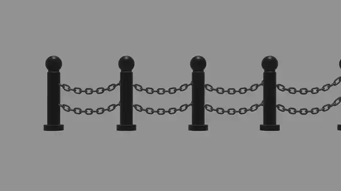 Chain Barrier 3D 