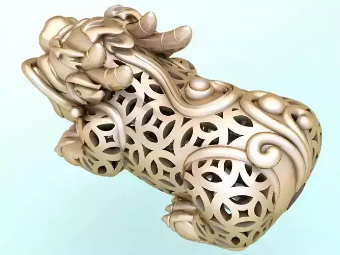 Pixiu money coin Bracelet - Unicorn  bracelet - N605