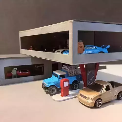 Garage Showroom for 1 64 diecast