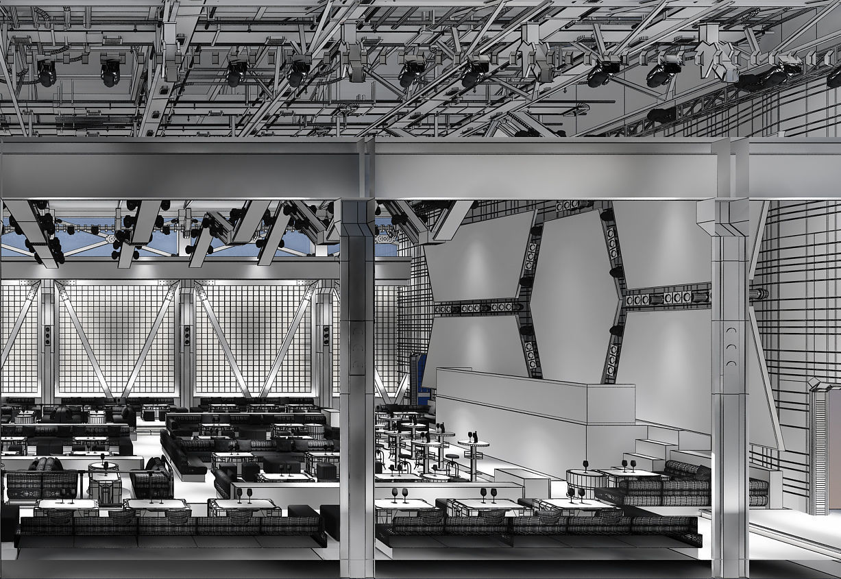 nightclub 02 3D model_7