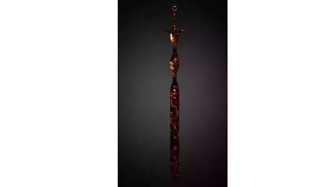  Sword from the DARK SOULS game high-poly 